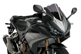BULLE CBR500R 2019-2025 DOUBLE COURBURE Z RACING HOMOLOGUÉ NOIR CLAIR PUIG / RP3613F