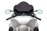 BULLE HAYABUSA GSX-R1300 SUZUKI 2021-2024 DOUBLE COURBURE Z-RACING +6CM HOMOLOGUÉ FUMÉ NOIR CLAIR PUIG / RP21138F