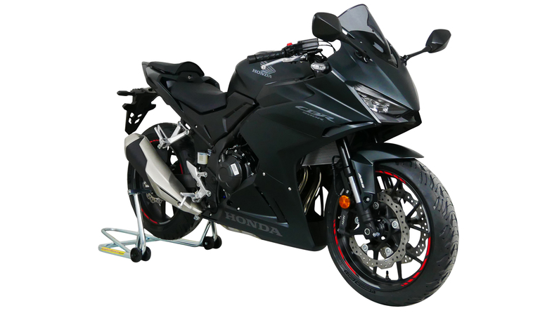 BULLE HONDA CBR500R 2019 À 2024 RACING HOMOLOGUÉ NOIR CLAIR MRA / RM4025066175949