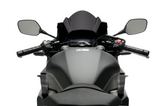BULLE CBR500R 2019-2025 DOUBLE COURBURE Z RACING HOMOLOGUÉ NOIR CLAIR PUIG / RP3613F