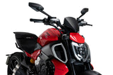BULLE NEW GÉNÉRATION SPORT PLUS DUCATI DIAVEL V4 2023 À 2025 NOIR MAT PUIG / RP21712J