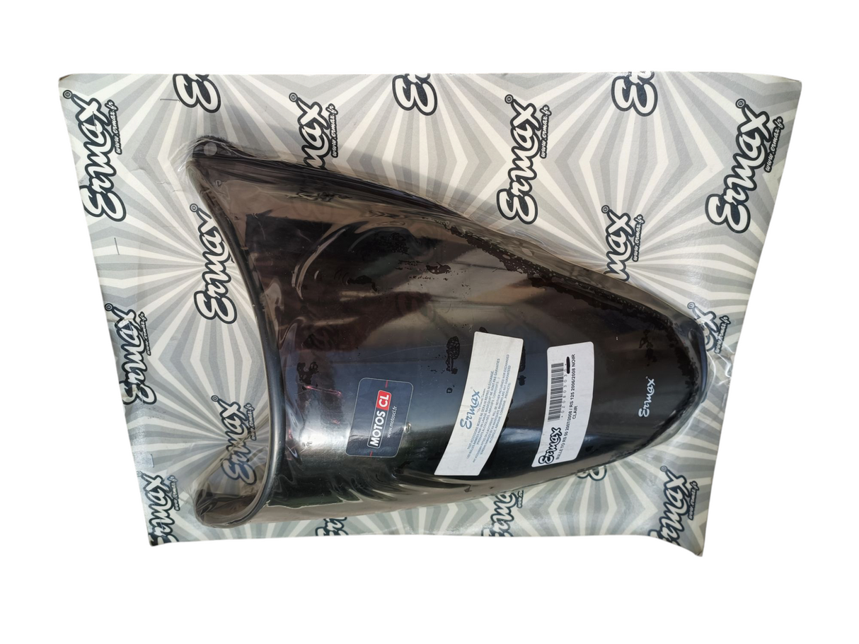 BULLE TAILLE ORIGINE APRILIA RS50 2007 À 2011 ET RS125 2006 À 2011 NOIR CLAIR ERMAX / RE020803030
