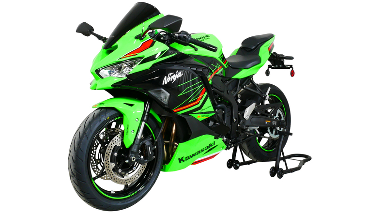BULLE KAWASAKI ZX4R ET ZX4RR 2023 À 2025 RACING HOMOLOGUÉ NOIR MRA / 4025066175437