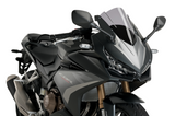 BULLE CBR500R 2019-2025 DOUBLE COURBURE Z RACING HOMOLOGUÉ FUMÉ CLAIR "GRIS" PUIG / RP3613H