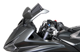 BULLE HONDA CBR500R 2016 À 2018 RACING HOMOLOGUÉ FUMÉ NOIR CLAIR MRA / RM4025066156368