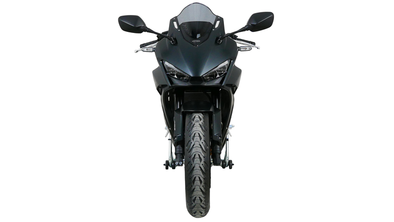 BULLE HONDA CBR500R 2019 À 2024 RACING HOMOLOGUÉ NOIR CLAIR MRA / RM4025066175949