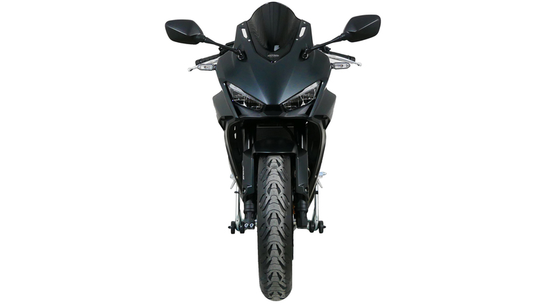 BULLE HONDA CBR500R 2019 À 2024 RACING HOMOLOGUÉ NOIR OPAQUE MRA / RM4025066175956