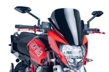 BULLE Z-RACING APRILIA SHIVER 750 2010 À 2016 NOIR FONCÉ PUIG / RP5249F