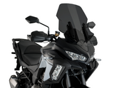 BULLE HAUTE VERSYS 1000 SE KAWASAKI 2019-2024 TOURING +8,2CM HOMOLOGUÉ FUMÉ NOIR CLAIR PUIG / 3640N