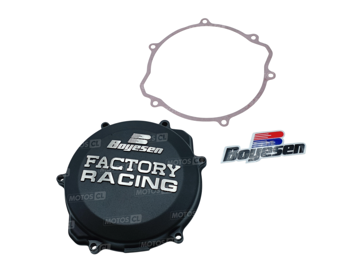 COUVERCLE DE CARTER D'EMBRAYAGE BOYESEN FACTORY RACING EN ALUMINIUM FANTIC XX250 2022 À 2026-YAMAHA YZ250 1999 À 2026-YZ250X 2016 À 2022 / RBCC32AB