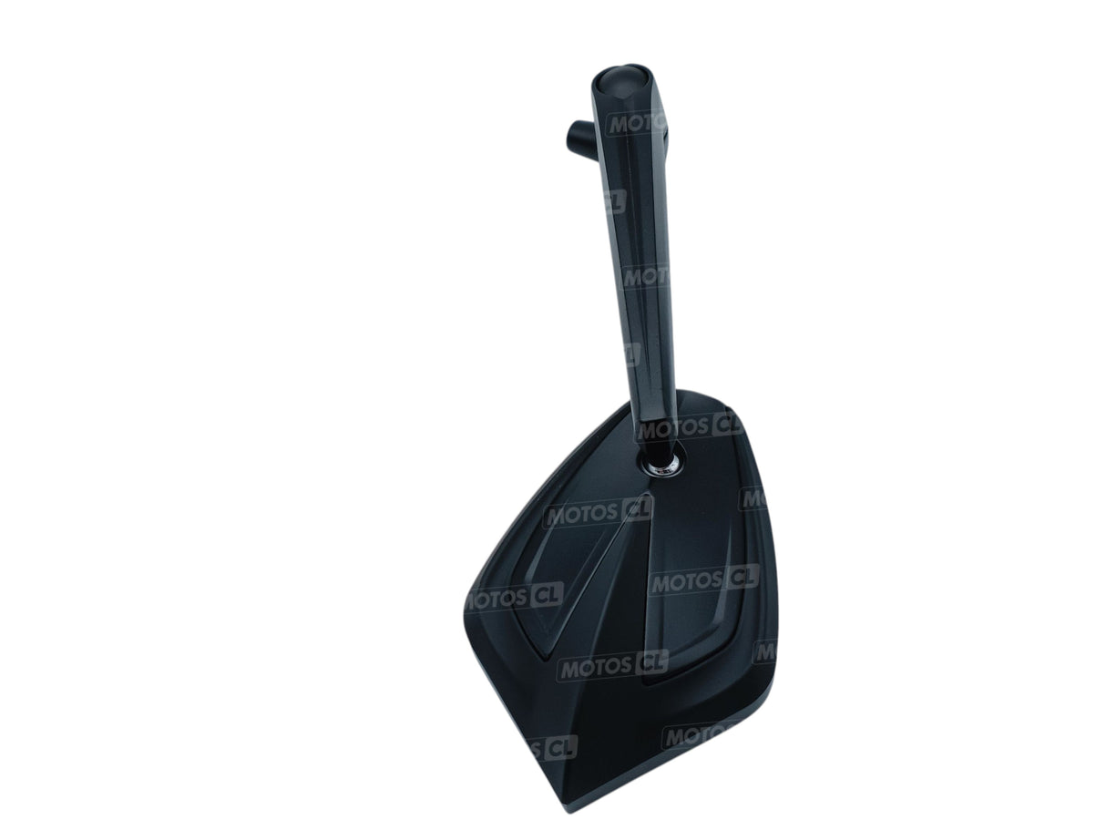 RÉTROVISEUR CHAFT KICKING ALU ET PLASTIQUE NOIR HOMOLOGUÉ RÉGLABLE ET RÉVERSIBLE Ø10MM / RCIN1042