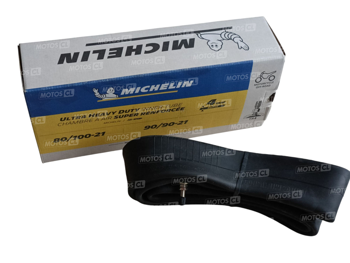 CHAMBRE À AIR MICHELIN OFF-ROAD AVANT 80/100X21 ET 90/90X21 ULTRA RENFORCÉE 4MM / RM827203