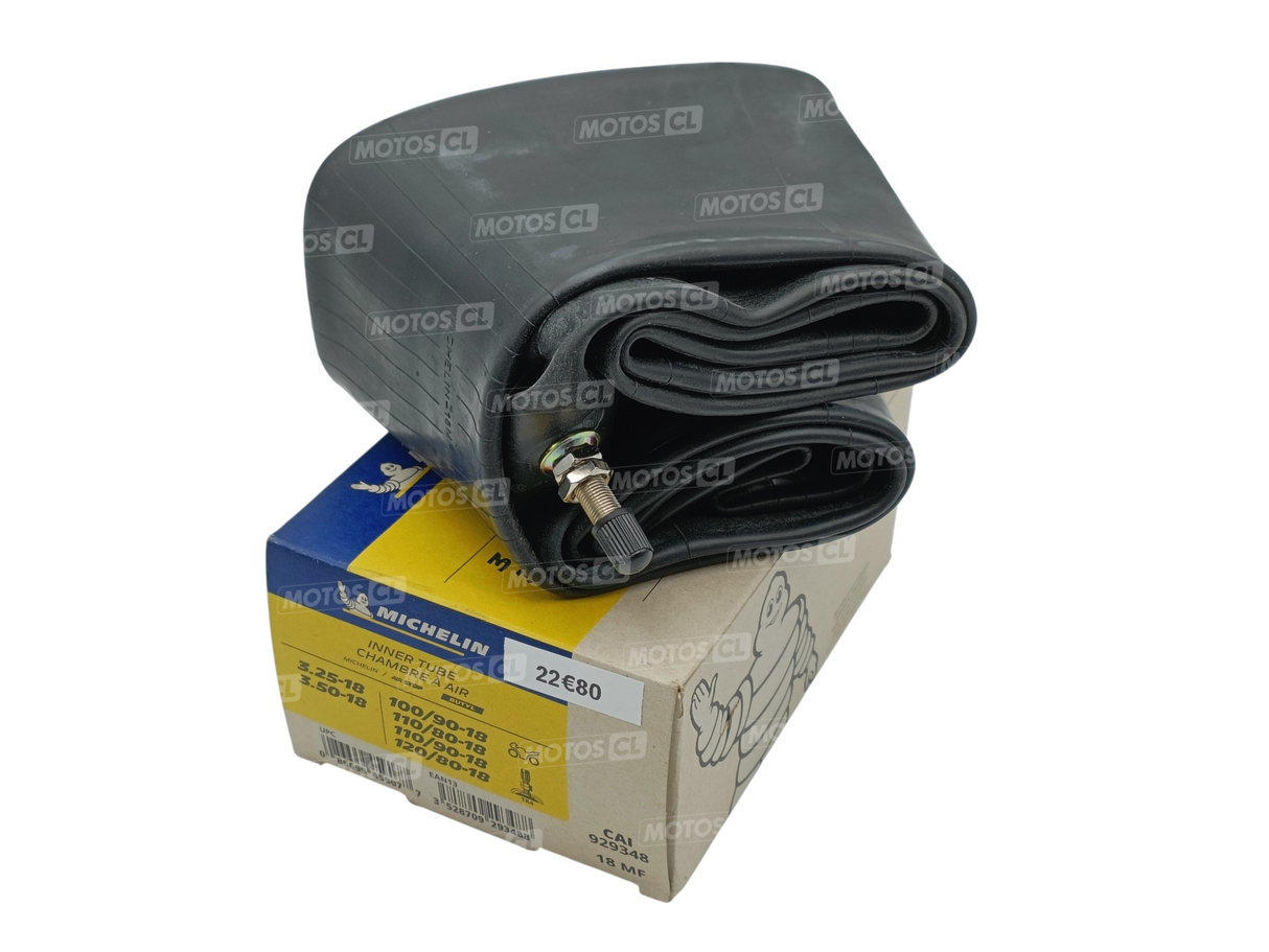 CHAMBRE À AIR MICHELIN ARRIÈRE 100/90X18 ET 110/80X18 ET 120/90X18 ET 3.25X18 ET 3.50X18 STANDARD / RM929348