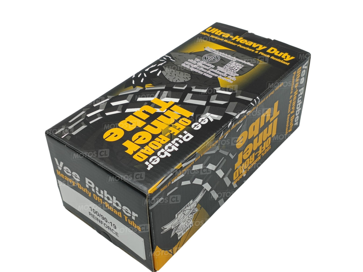 CHAMBRE À AIR ARRIÈRE 100/90X19 RENFORCÉE 3MM VEE RUBBER / RV19194