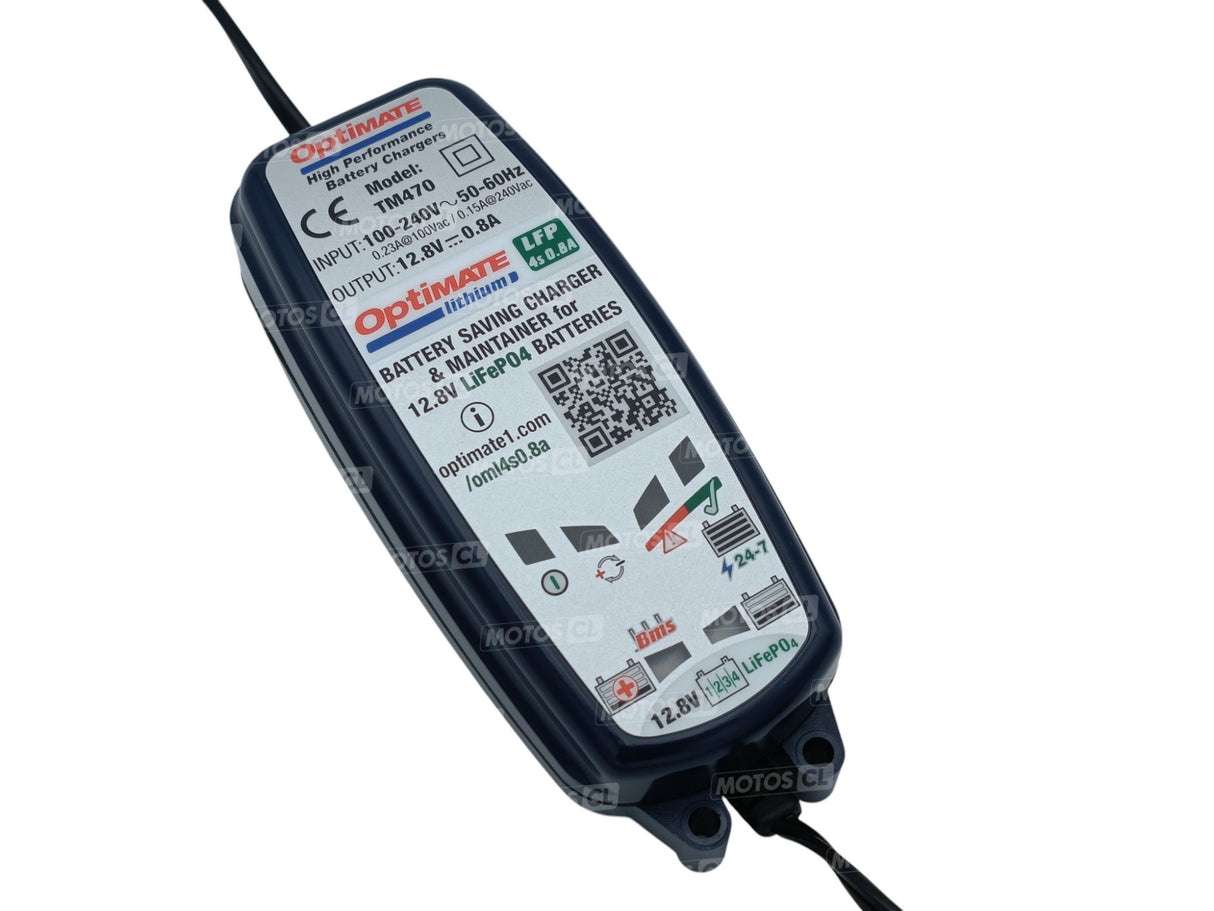 CHARGEUR OPTIMATE LITHIUM LFP LI-ION 12.8V 0.8A 2.5-30AH/ ROTM470