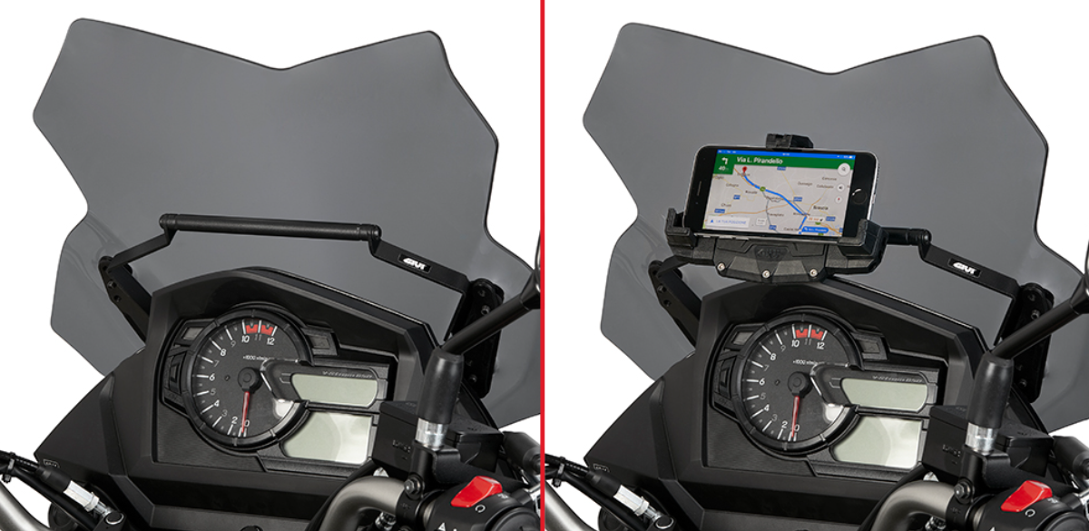 SUPPORT GPS ET SACOCHES SUZUKI V-STROM650 2017 A 2023 / FB3112