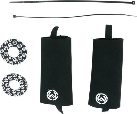 CHAUSSETTES DE PROTECTION FOURCHE UNIVERSELLES AVEC FERMETURE ÉCLAIR Ø44 À 55MM + DONUTS OFFERTS MOOSE RACING / RM0406-0036