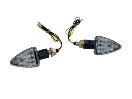 CLIGNOTANTS FLÈCHE COURT NOIR LEDS 12V0,5W UNIVERSEL HOMOLOGUÉS / RB1066947