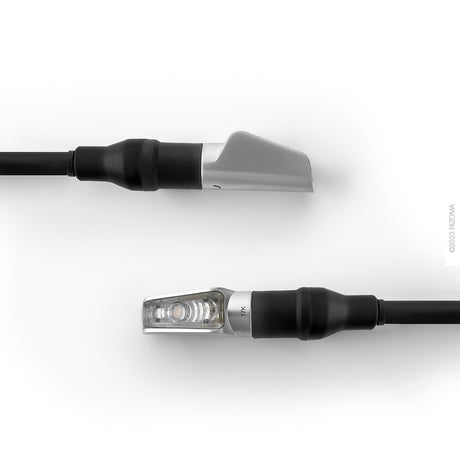 CLIGNOTANT RIZOMA LED LEGGERA HOMOLOGUÉ ANODISÉ GRIS ALU / RRFR120A