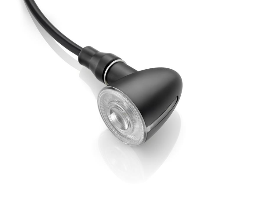 CLIGNOTANT RIZOMA LED IRIDE HOMOLOGUÉ ANODISÉ NOIR /  RRFR160B