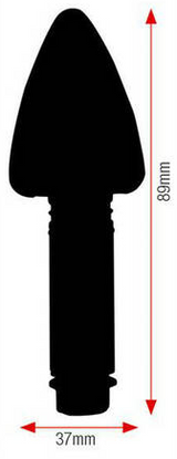 CLIGNOTANTS FLÈCHE LONG NOIR LEDS 12V0,5W UNIVERSEL HOMOLOGUÉS / RB322075