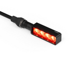 PAIRE DE CLIGNOTANTS LEDS SÉQUENTIELS RIZOMA LAYER 3 + FEUX DE POSITION + FEUX STOP HOMOLOGUÉS ANODISÉS NOIR / RRTS145B