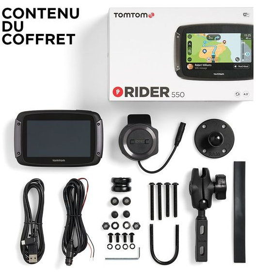 GPS MOTO ETANCHE TOMTOM RIDER 550 / TT550