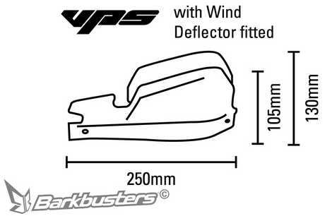 COQUES DE PROTÈGE-MAINS VPS BARKBUSTERS JAUNE / RBVPS-001-YE