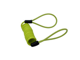 CORDON DE RAPPEL POUR BLOQUE DISQUE OU ANTIVOL U JAUNE FLUO / RB7102