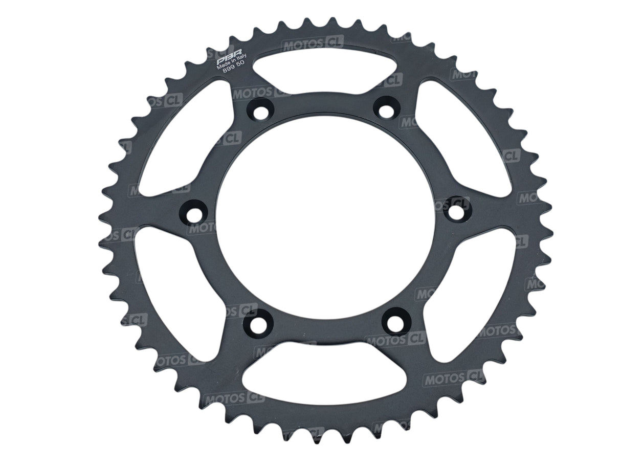 COURONNE PBR ACIER STANDARD 520 50 DENTS CF MOTO-GASGAS-HUSABERG-HUSQVARNA-KTM-STAK FUTURE VARG-TRIUMPH / RP89950C45
