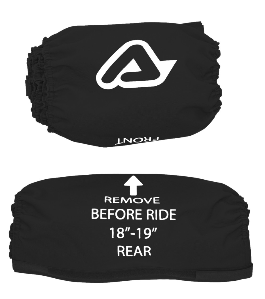 HOUSSES DE PROTECTION POUR PNEUS AVANT 21" ET ARRIÈRE 18"-19" ACERBIS NOIR-BLANC / RA0027143.315