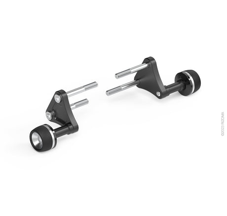 KIT PATINS PROTECTION RIZOMA AVEC BAGUES NOIR OU GRISE HONDA CB750 HORNET 2023 À 2025 / RRPM121B RRPM121A