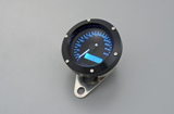 COMPTEUR DE VITESSE VÉLONA Ø60MM A LED BLEUE 260KMH CUVELAGE NOIR DAYTONA / 86861