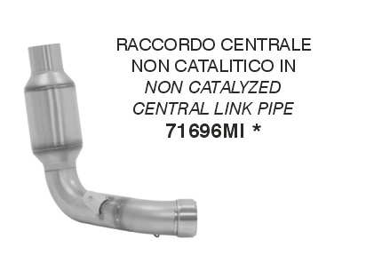 RACCORD NON CATALYSÉ ARROW INOX SCRAMBLER 1100 2018 À 2020 DUCATI / 71696MI