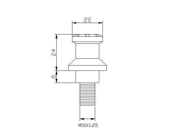 DIABOLOS DE BRAS OSCILLANT DIAMETRE 10MM OR PUIG / 5924O