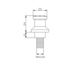 DIABOLOS DE BRAS OSCILLANT DIAMETRE 10MM OR PUIG / 5924O