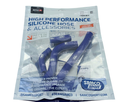 DURITES DE RADIATEUR SAMCO SPORT BLEU CRF250R 2022 À 2026-CRF250R WE 2025 À 2026-CRF250RX ENDURO 2022 À 2026 HONDA / RSHON-126BLUE