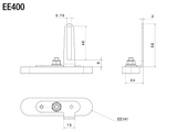 KIT CATADIOPTRE LATÉRAL POUR SUPPORT DE PLAQUE RIZOMA / RREE400H