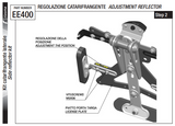 KIT CATADIOPTRE LATÉRAL POUR SUPPORT DE PLAQUE RIZOMA / RREE400H