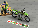 MINIATURE MOTOCROSS  KAWASAKI KXF450 N°3 ELI TOMAC 1/12ÈME / RN085-58113