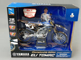 MINIATURE MOTOCROSS YAMAHA STAR RACING TEAM YZF450 N°3 ELI TOMAC 1/12ÈME / RN085-58323