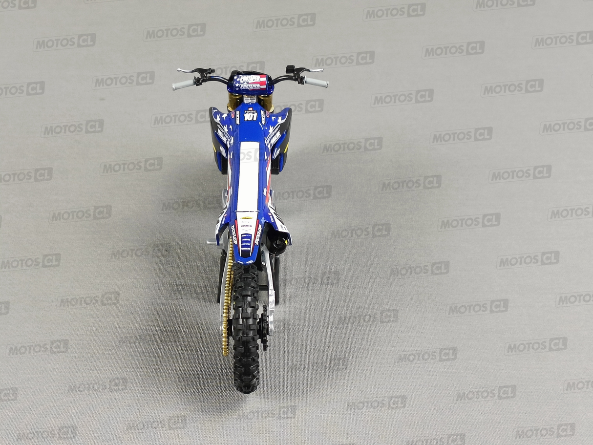 MINIATURE MOTOCROSS YAMAHA STAR RACING TEAM YZF450 N°101 NATION 2022 ELI TOMAC 1/12ÈME / RN085-58423