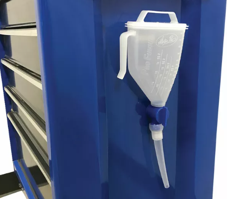 ENTONNOIR GRADUÉ 800 ML/CC AVEC ROBINET COUVERCLE ET POIGNÉE PRO FUNNEL MOTION PRO / RM08-0747