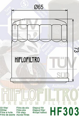 FILTRE À HUILE HIFLOFILTRO HF303 HONDA-KAWASAKI-POLARIS-YAMAHA / RHHF303