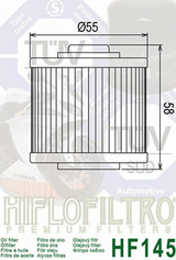 FILTRE À HUILE HIFLOFILTRO HF145 YAMAHA / RHHF145