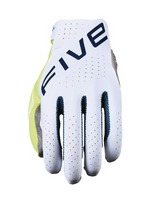 GANTS FIVE MOTOCROSS MXF PRO BLANC-JAUNE FLUO DU 7/XS AU 13/3XL