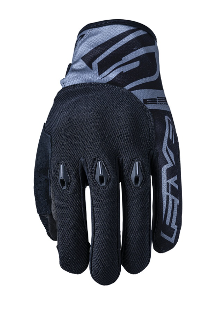 GANTS FIVE ENDURO LOISIR E3 EVO AVEC COQUE DE PROTECTION NOIR DU 7/XS AU 13/3XL
