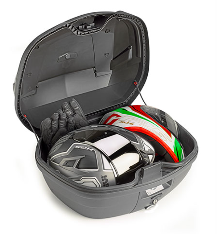 TOP CASE GIVI MONOLOCK B47 BLADE CATADIOPTRES FUMÉ AVEC PLATINE / RGB47NTML