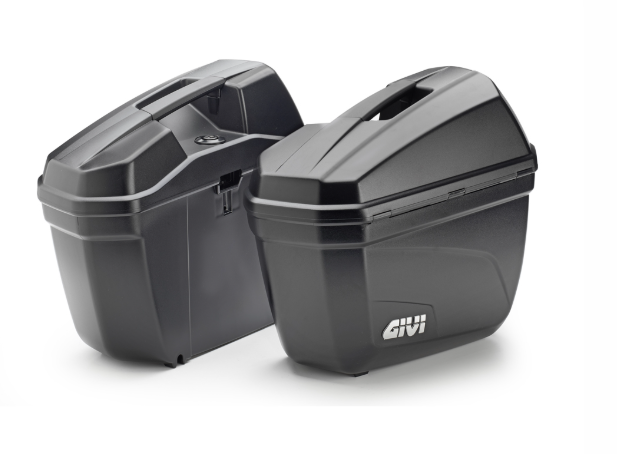 VALISES LATÉRALES NOIRES 22 LITRES MONOKEY GIVI VENDUES LA PAIRE / RGE22N