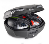 TOP CASE GIVI NOIR MONOLOCK E46 RIVIERA AVEC PLATINE / RGE46NT2